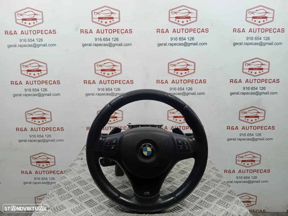 Volante BMW Série Original3 E92 E93 Com Patilhas Pack M Original - 3