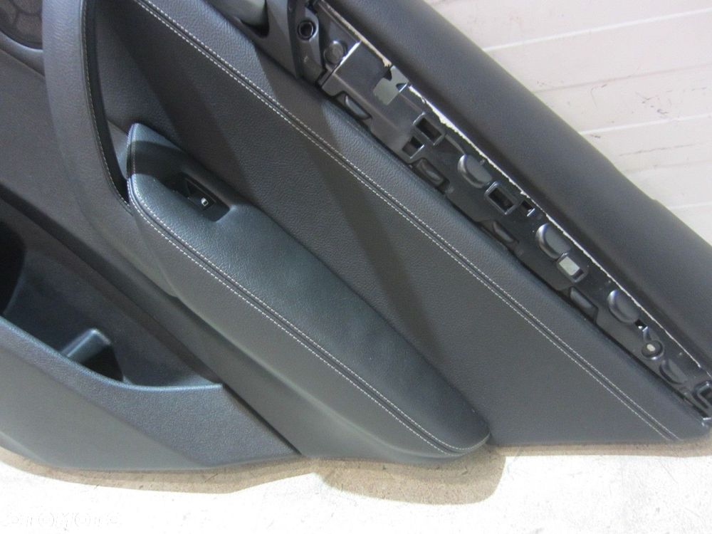 BMW X3 F25 BOCZEK DRZWI SKÓRA NEVADA PRAWY TYŁ CZARNY 51427279930 7279930 - 4