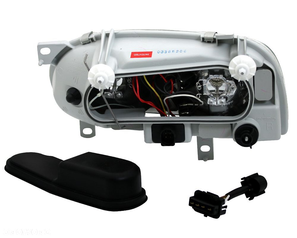 Lampy Reflektory GOLF III 3 RINGI Chrom - 4