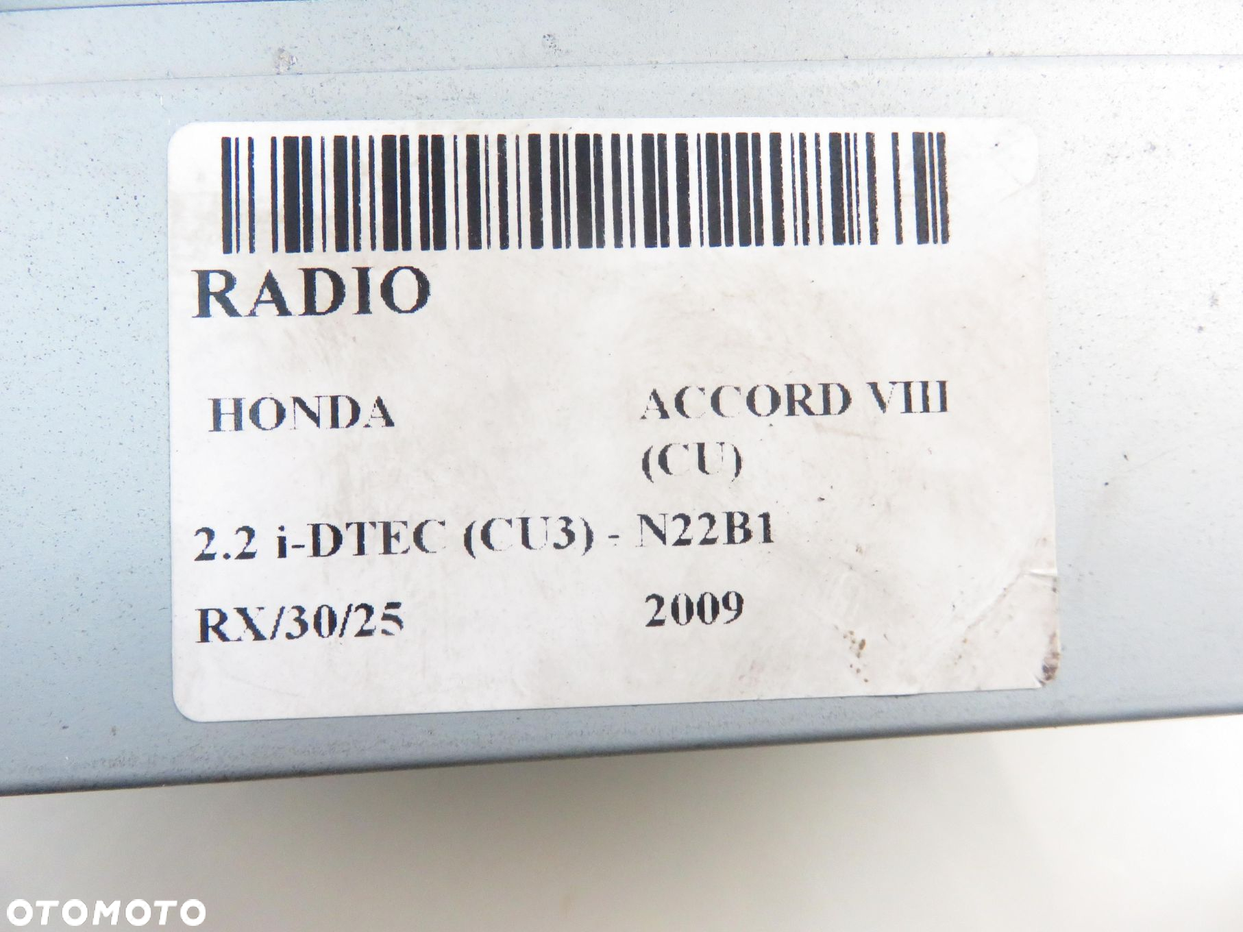 RADIO HONDA ACCORD VIII (CU) 39100TL0G000 - 9