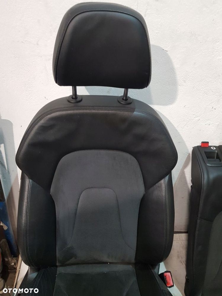 fotele kanapa komplet audi a4 b8 07- alcantara elektyczne eur - 3
