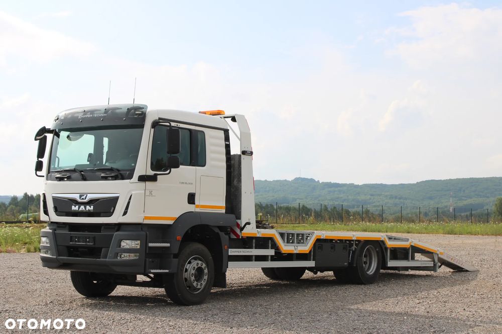 MAN TGM 18.320 Laweta Pomoc Drogowa Najazd Nowa zabudowa Kabina sypialna spanie łóżko TGX TGS Antos TGL Atego - 10