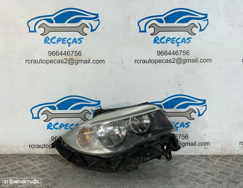 .Conjunto Faróis Oticas Frontais Frente Halogénio Originais LCI BMW E82 Coupe E88 Cabrio 7 263 642 / 7 263 641 - 5