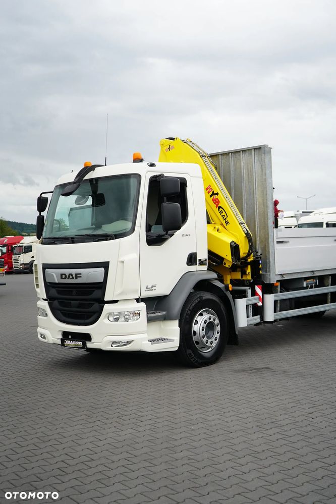 DAF LF / 250 / SKRZYNIOWY + HDS / HYVA HB-150 / PILOT / ROTATOR - 36