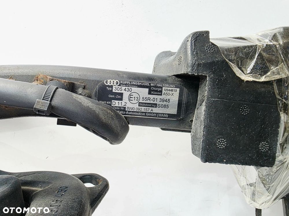 HAK HOLOWNICZY SKŁADANY WESTFAILA + MODUŁ AUDI A4 B9 8W0092157A KOMPLET - 12