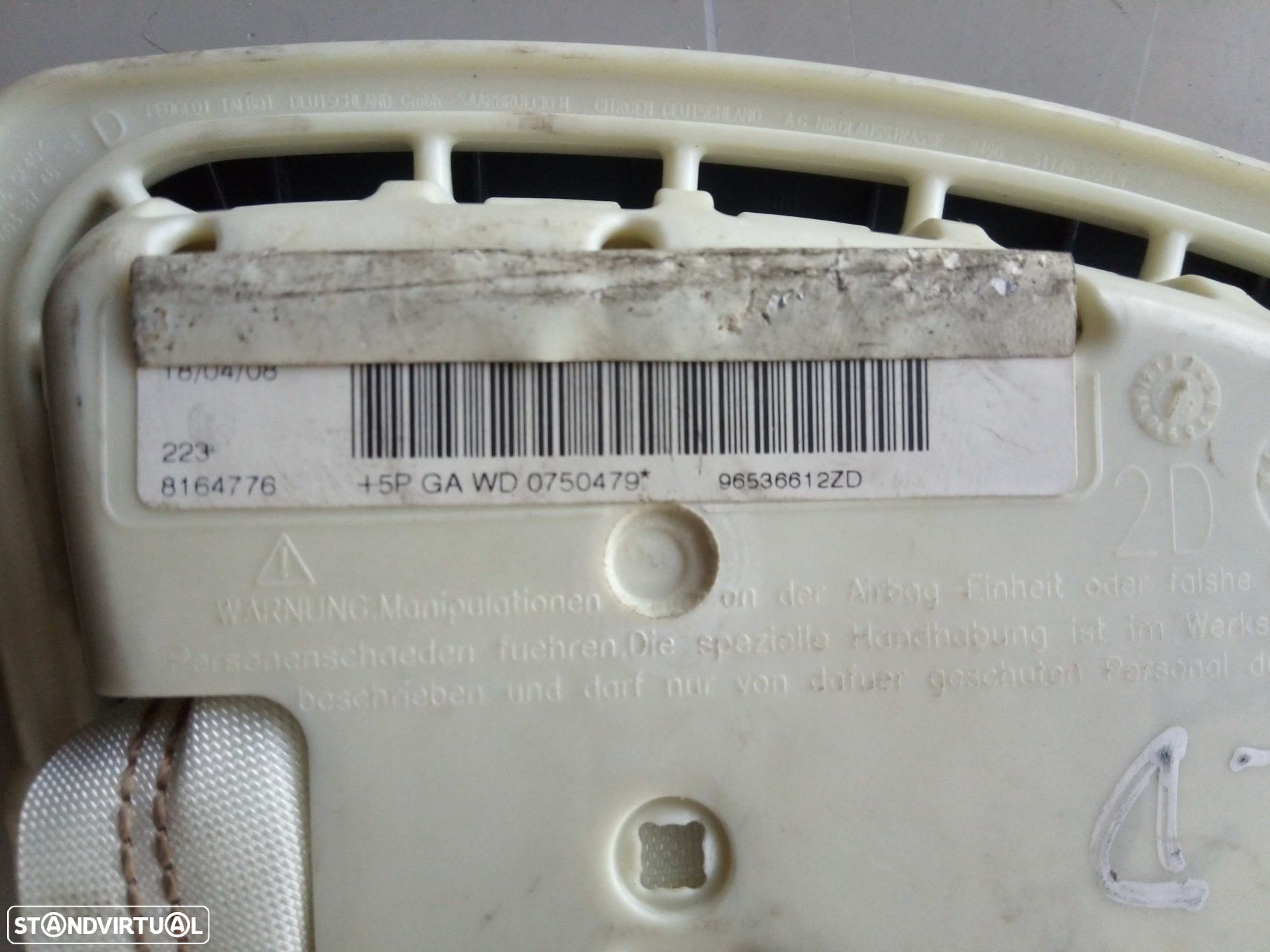 Airbag Banco Dto Citroen C4 I (Lc_) - 4