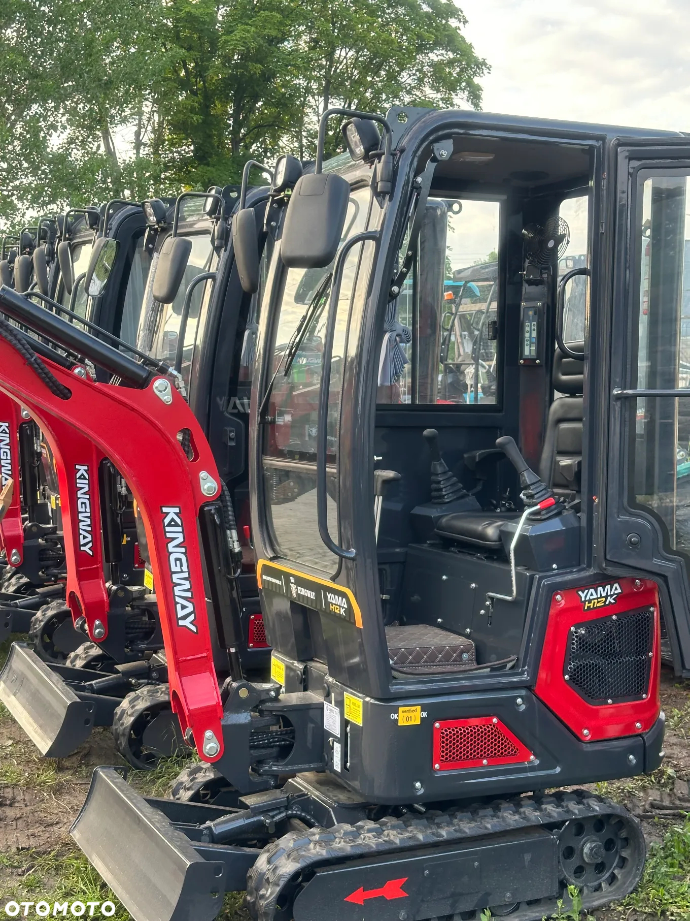 Kingway YAMA H12K Kabina Chłodnica Joistick 1200kg Ramię SKR + 3 łyżki - 11