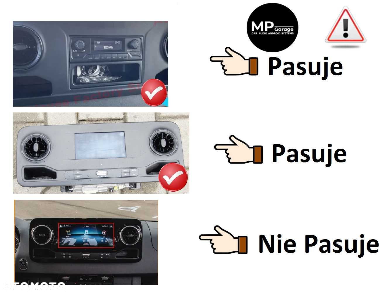 MB Sprinter W907 W910 Radio Android Nawigacja CarPlay/AA 4G Qled FV PL - 3