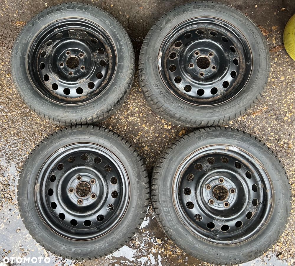 KOŁA R16 5x114.3 4x OPONY ZIMOWE R16 195/55/R16 WINTER 4 2019r bieżnik 2x 7.5mm 2x 6.5mm TARGUM - RETREAD KOŁA WYWAŻONE HYUNDAI KIA - 1