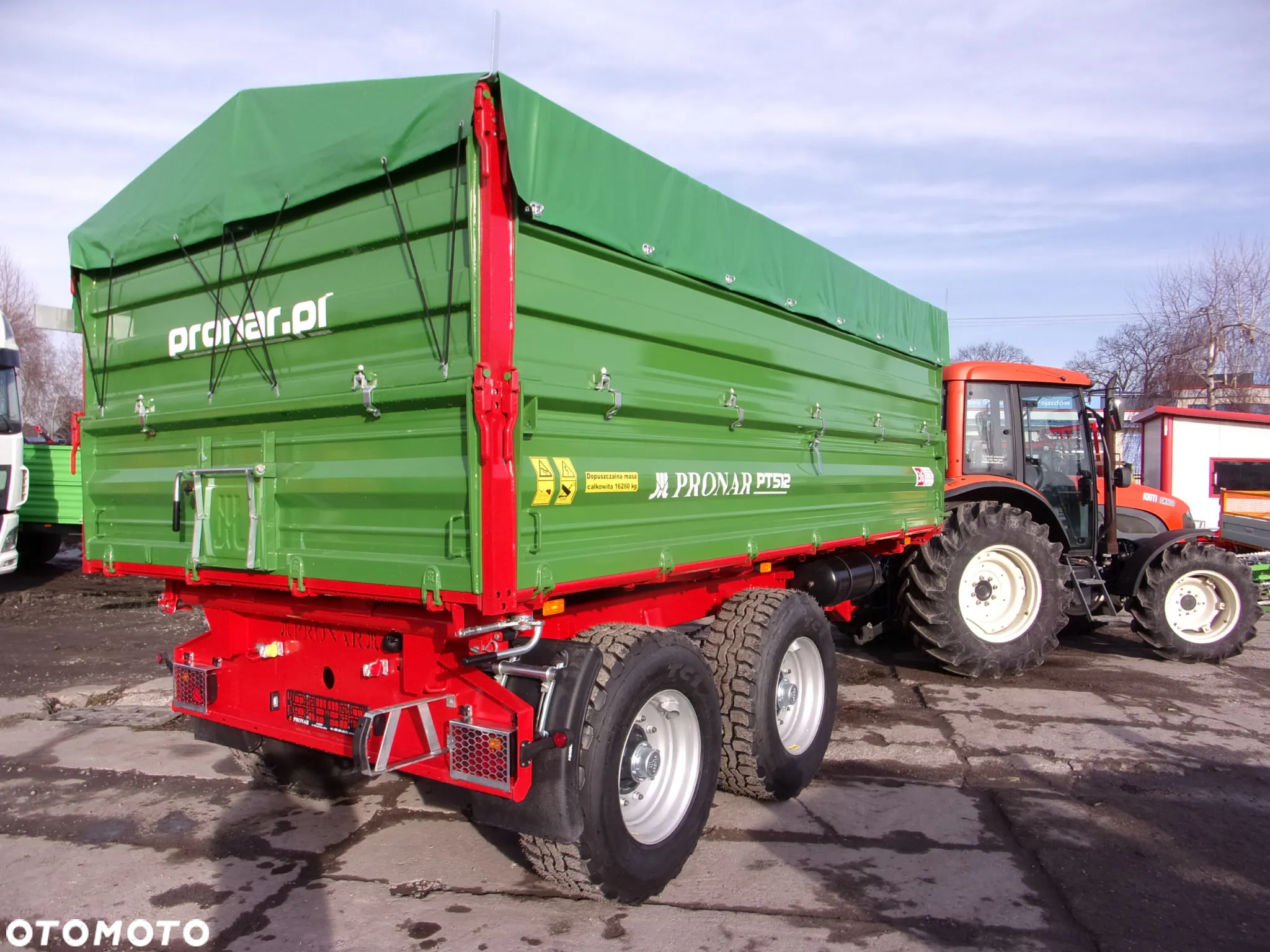 Pronar Przyczepa TANDEM paletowa PT510 / PT-512 z mechanizmem trójstronnego wywrotu - 5