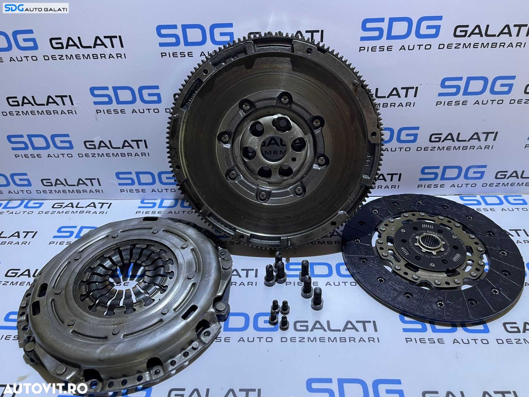 Ambreiaj Masa Dubla Volanta Placa Presiune Disc SACHS Volkswagen Sharan 2.0 TDI CFFE CFFA CFFB 2011 - 2016 Cod 03L141025L 063082001121 03L141031P - 1