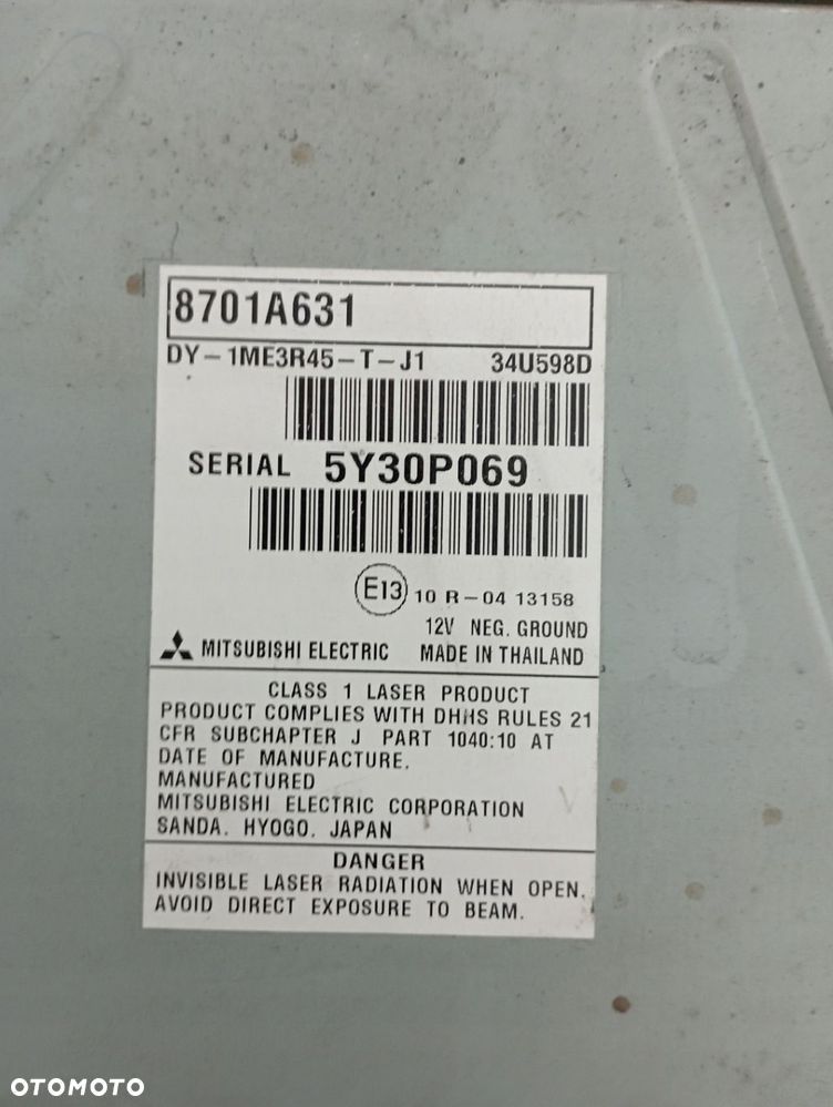 MITSUBISHI PAJERO IV RADIO 8701A631 - 3