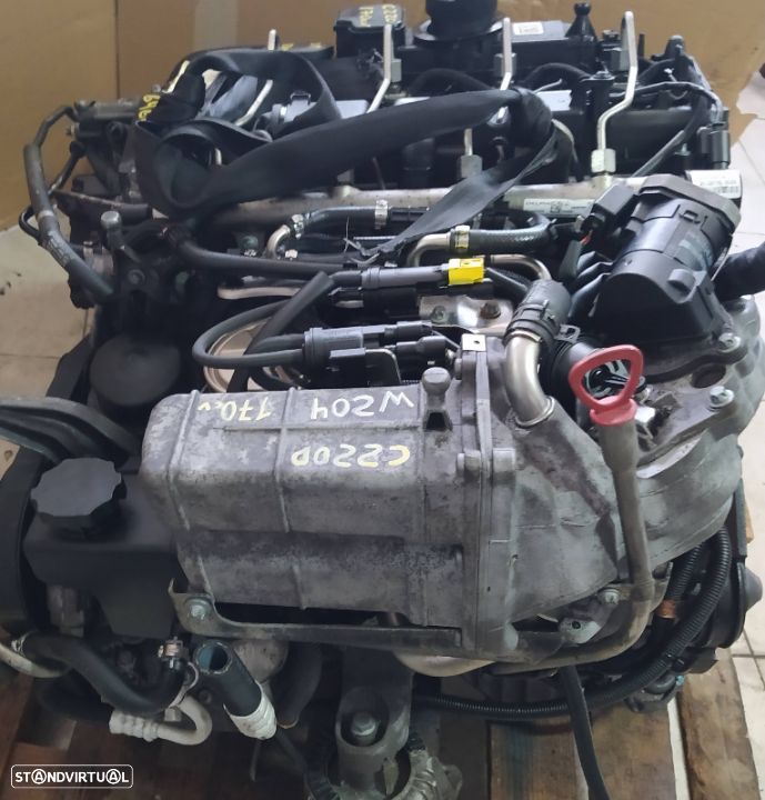 Motor Mercedes C220 cdi 170cv 2009 OM 646811 W204 caixa manual 6v ref: 716608 - 7