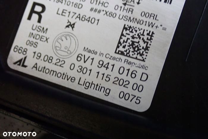SKODA FABIA III LIFT 18- reflektor prawy lampa prawa - 3
