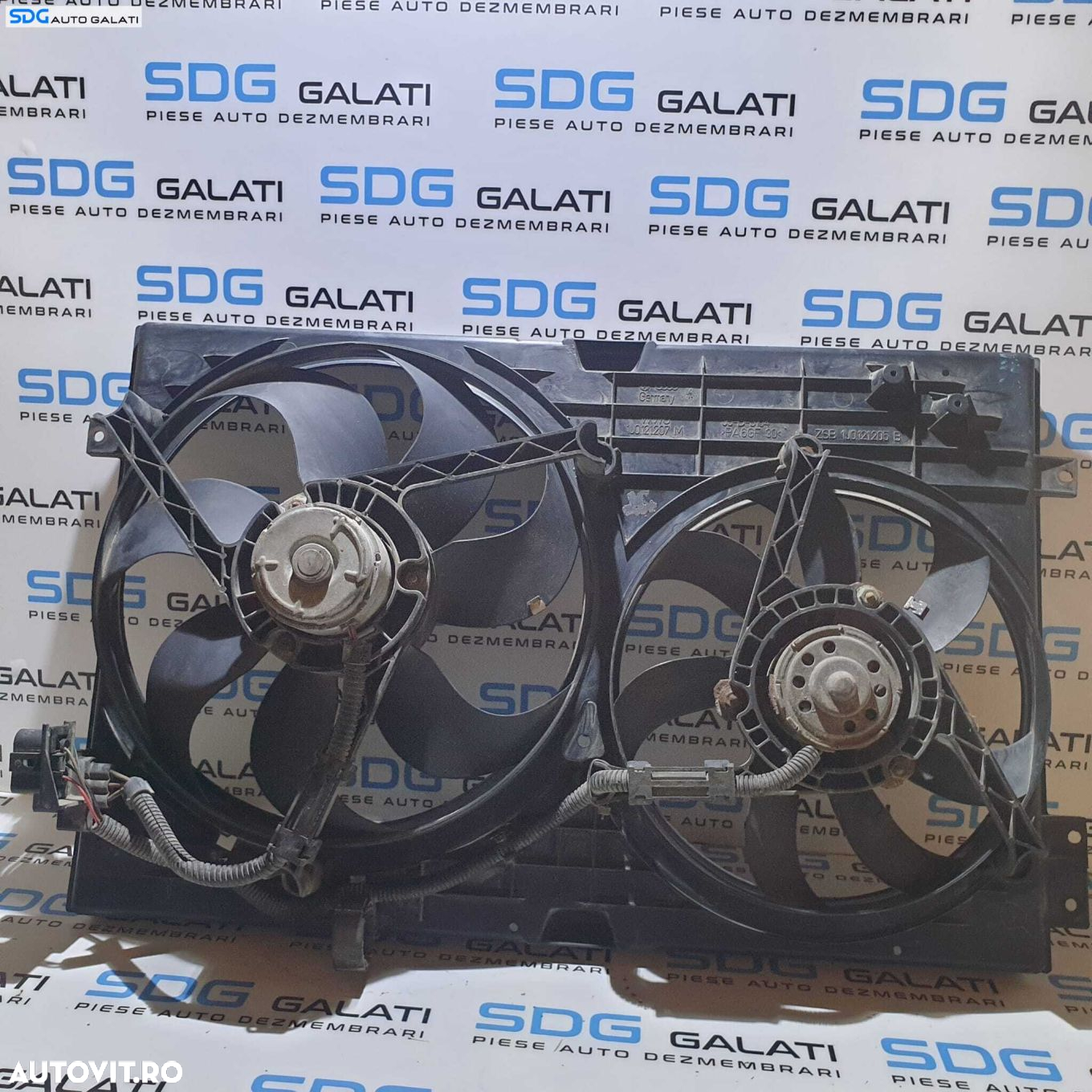 Electroventilator Ventilator Racire Radiator Motor Apa Cilma AC Seat Leon 1.9 TDI AHF AGR ALH AHF ASV AQM ASZ 1999 - 2006 Cod 1J0121205B 1J0121207M - 3