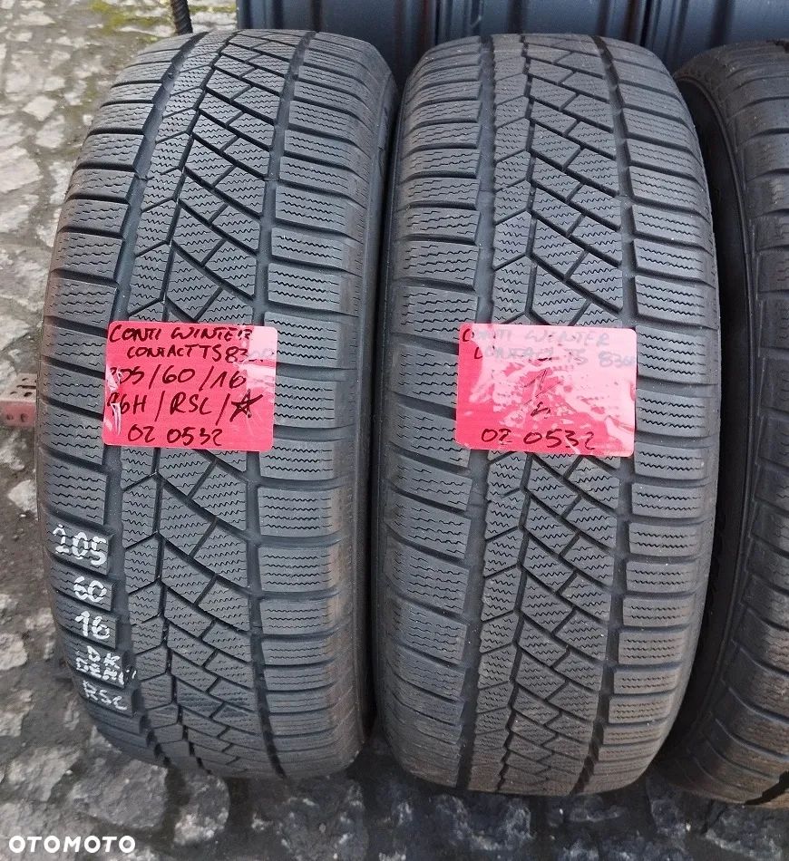 205 60 16 Continental Opony zimowe TS830P RSC BMW 4szt. - 3