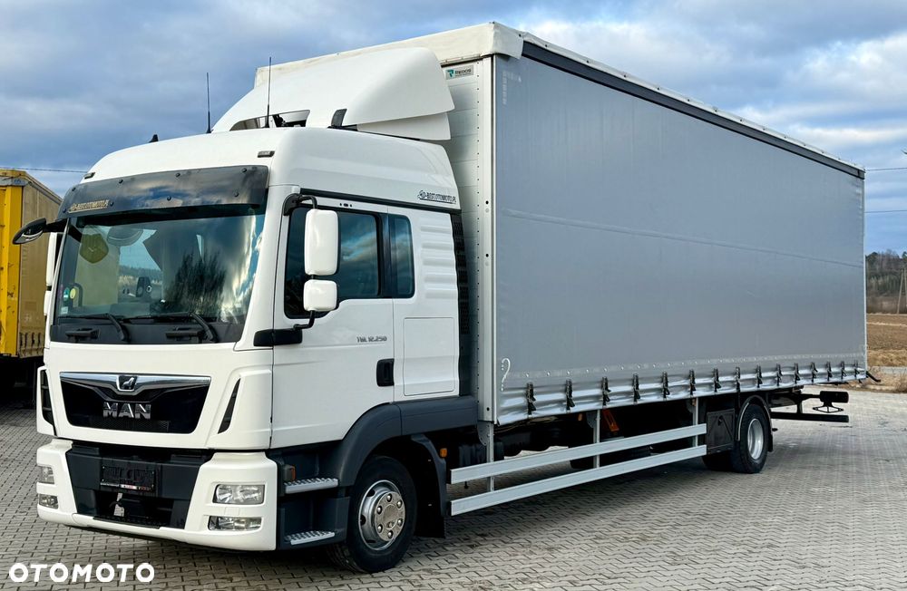 MAN TGL 12.250 / FIRANKA / 23 EUROPALETY / 390 TYŚ KM / SYPIALKA / ZSUWANY DACH / EURO 6 / 2020 ROK - 2