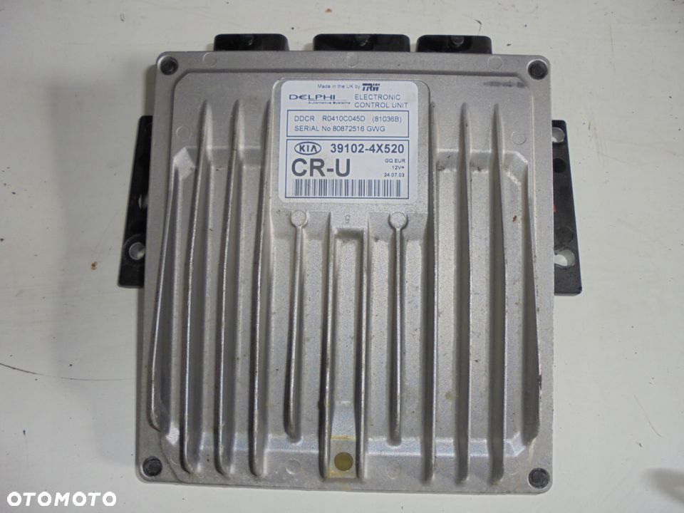KOMPUTER SILNIKA KIA CARNIVAL 2.9 CRDI 39102 4X520 - 3