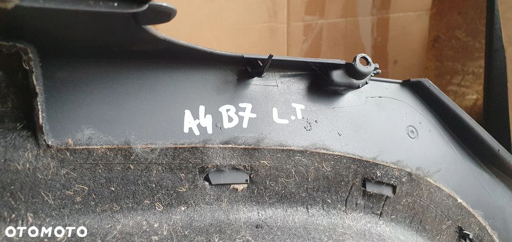 Boczek tapicerka bagażnika lewy tył Audi A4 B7 Kombi - 8