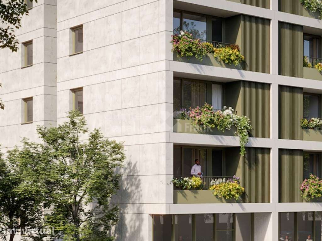 Apartamento T0 com varanda e estacionamento, nos Jardins d'Arrábida - Grande imagem: 4/20