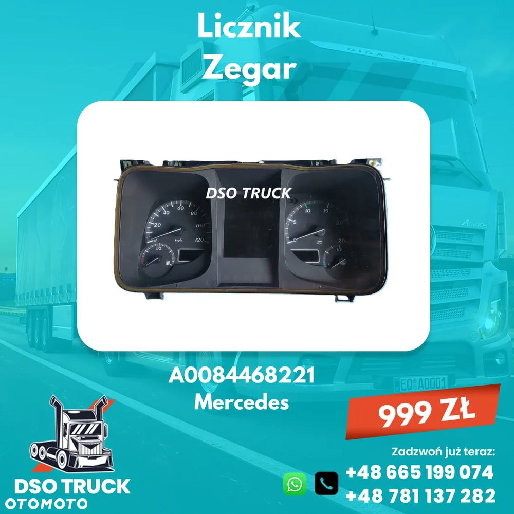 Licznik Zegar A0084468221 Mercedes ACTROS AXOR ATEGO - 1