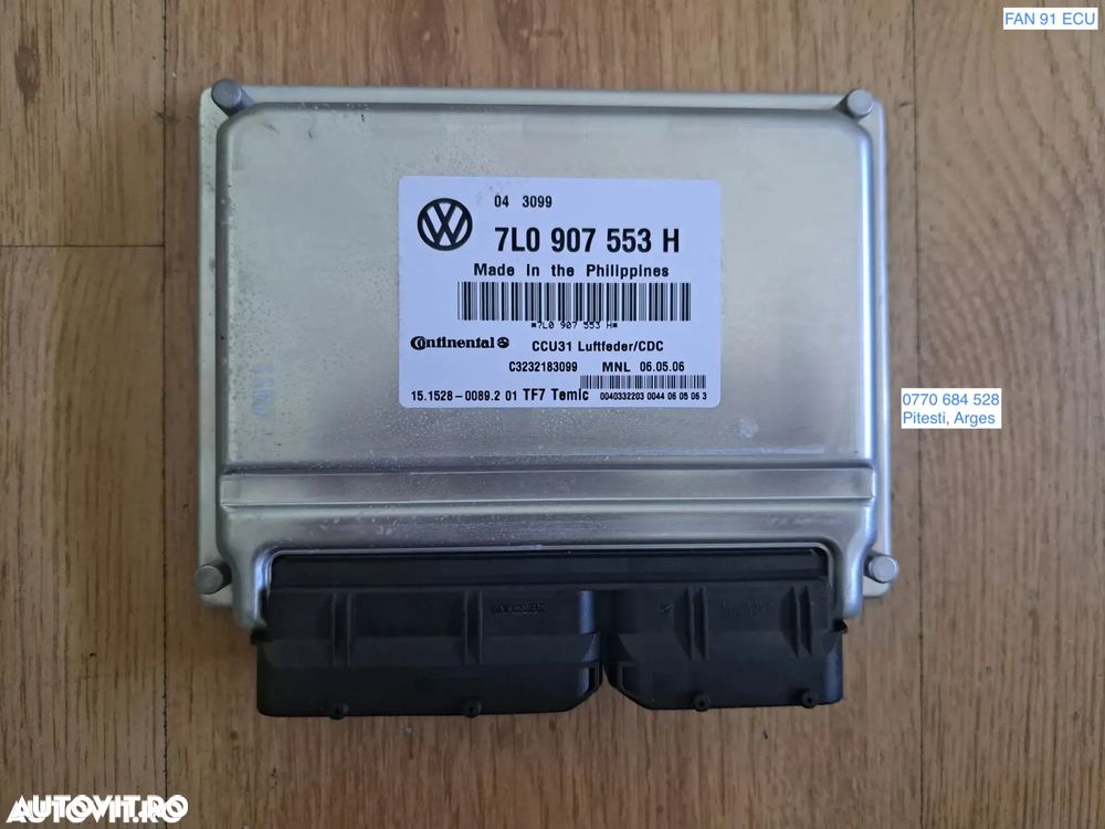 Unitate ECU calculator modul suspensie pneumatica Original VW Touareg 7L 2004-2008 Porche Cayenne 955 2002-2010 - 1