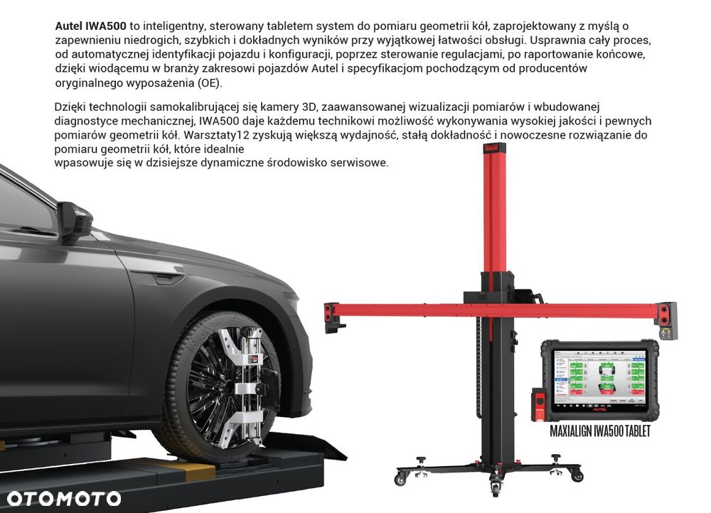 Autel MaxiAlign IWA500 geometria kół 3D - 32