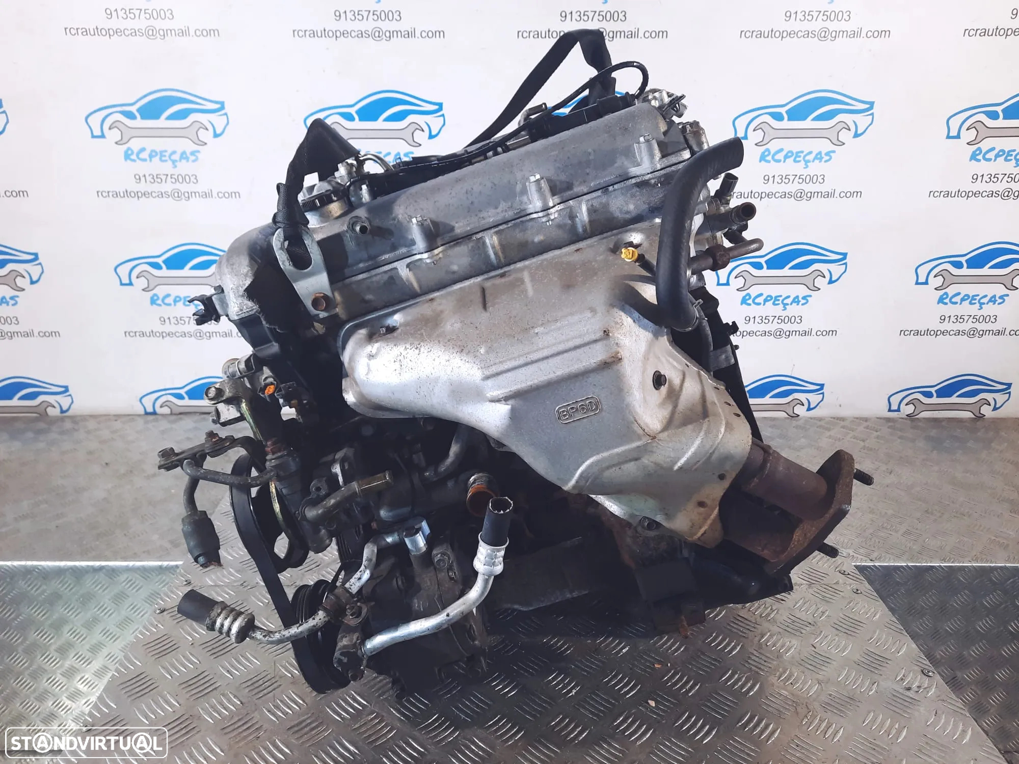 .MOTOR COMPLETO 1.8i 16V 146CV BP6D MAZDA MX5 MX-5 II 2 MK2.5 NB MOTOR ARRANQUE ALTERNADOR BIMASSA COMPRESSOR AR CONDICIONADO BOMBA DIRECAO TURBO INJETORES - 8