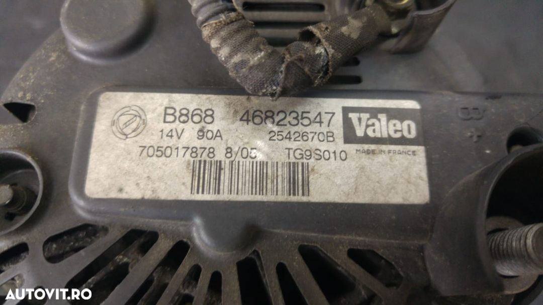 Alternator 1.3 d multijet fiat doblo idea linea grande punto 46823547 2542670b - 2