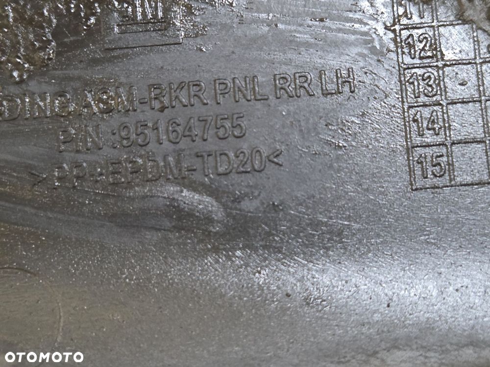 Opel Mokka A X Listwa nakładka progu lewa 95164755 - 7