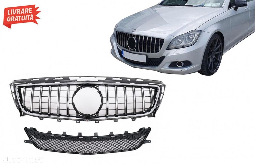 Grila Centrala Mercedes CLS W218 C218 (2011-2014) X218 Shooting Brake - 1