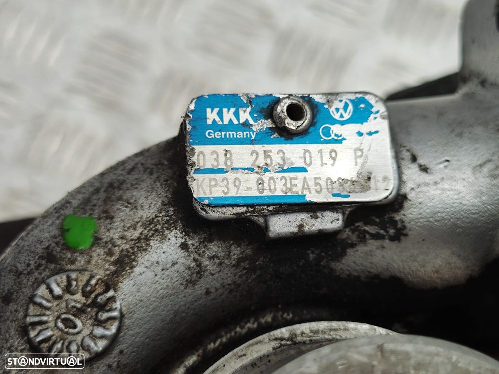 Turbo Compressor BorgWarner VWAG 1.9 TDI 100cv ATD 038253019P - 8