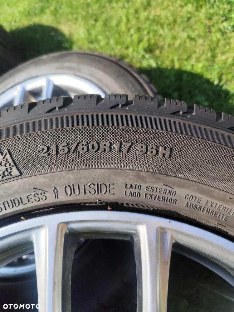 Felgi Aluminiowe Z Oponami Zimowymi VW Audi Skoda 5*112 Et 40 Rozmiar 215/60R17 - 10