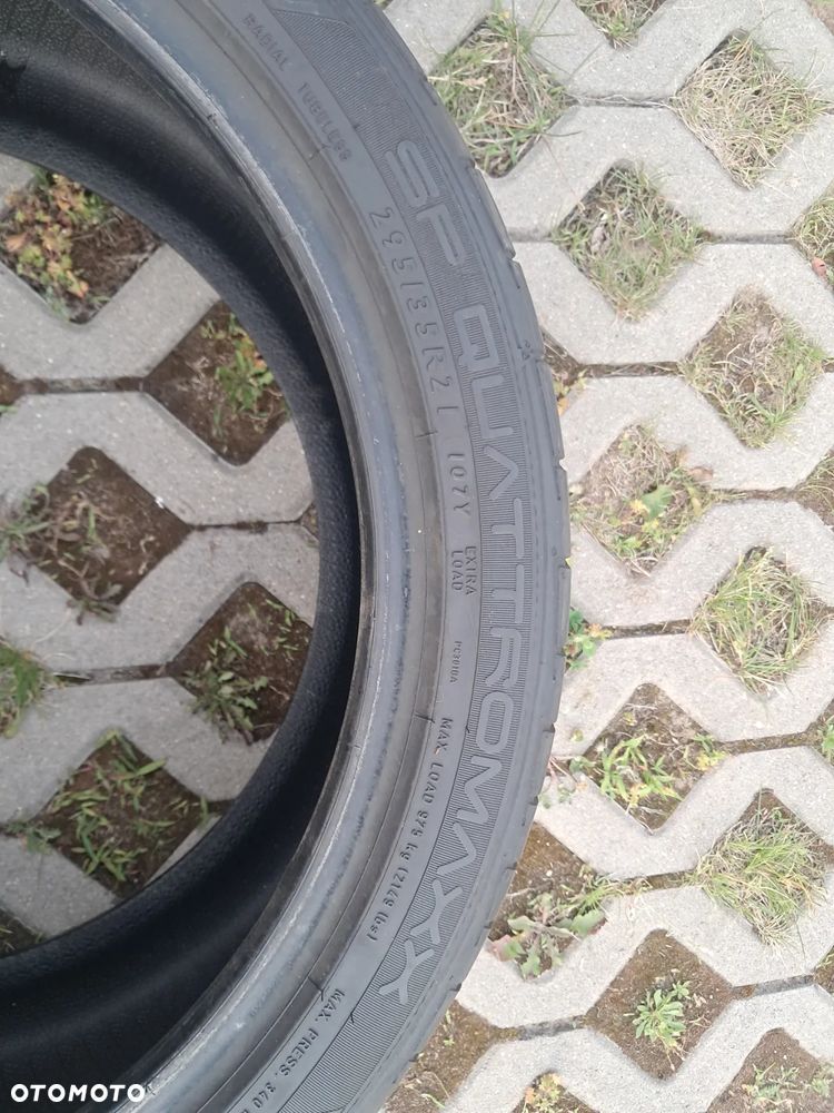 Opony letnie komplet Audi Q7 VW Touareg 295/35/21 295/35R21 dunlop sp quatromaxx 4szt - 8