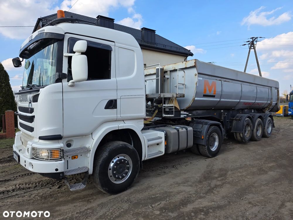 Scania G 450 4x4 Naczepa Stalowa Termo 26m4 - 1