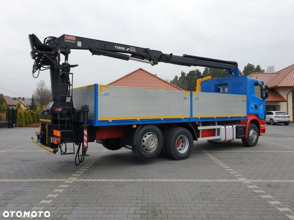 Scania R 400 LB 6x2 HDS Budowlanka Widły Oś Skrętna Super Stan - 8
