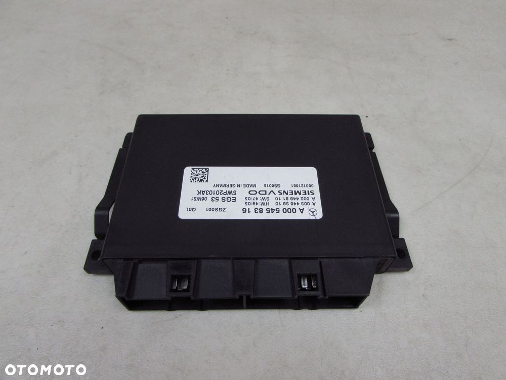 MB MERCEDES SPRINTER W906 06-18 MODUL STEROWNIK SKRZYNI 0005458316 - 1
