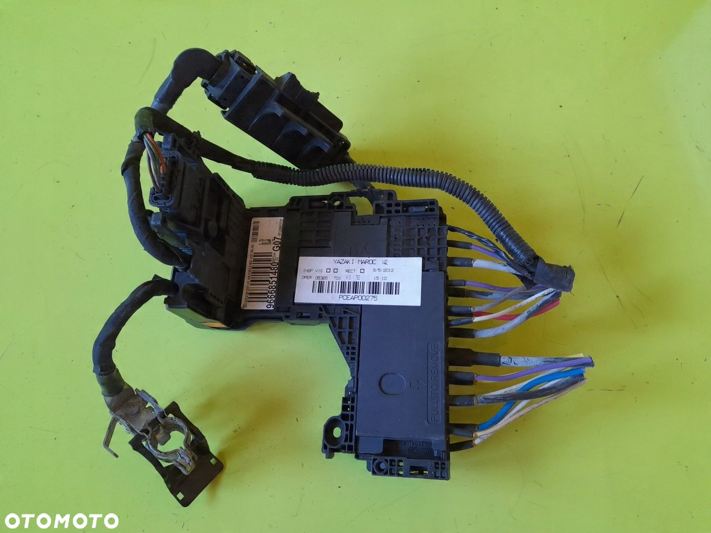 MODUŁ NAPIĘCIA AKUMULATORA 9666851480 PEUGEOT 508 I 12R - 2