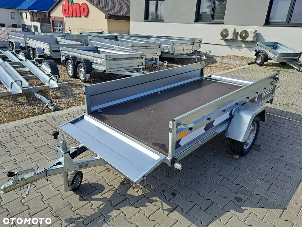 Niewiadów DOSTAWA! Przyczepka lekka wym. 263x132x35, BEG7527U, UCHYLNA jednoosiowa! Burty przód/tył uchylne i demontowalne, kat. B - 7