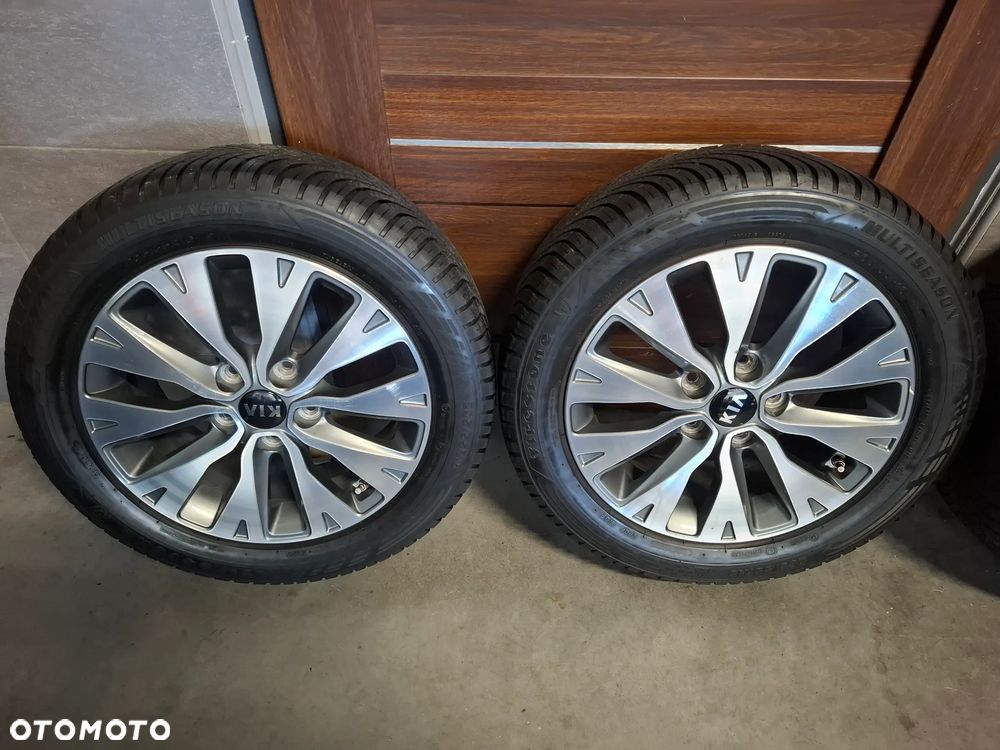 Felgi alufelgi 16,5x114, 3 ET 50 KIA 52910a2800 opony firestone Multiseason 205/55 R16 rok 2020 2x6mm , 2x4mm - 2