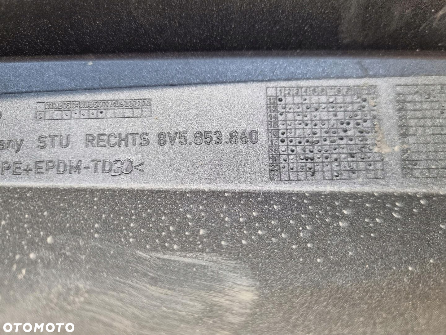 AUDI A3 8V5 SEDAN S-LINE Próg nakładka Listwa progowa PRAWA - 6
