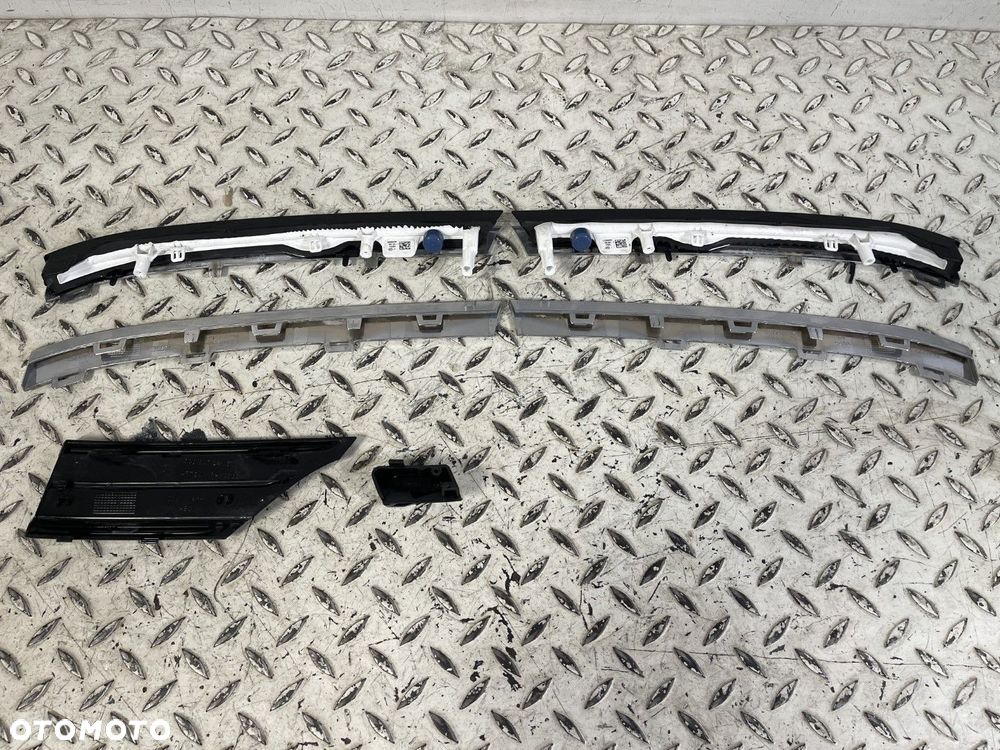 KOMPLET VW ARTEON R-LINE LIFT 21-25 LED DRL LEWA PRAWA  ATRAPY ZNACZEK ZASLEPKA LISTWY CHROM - 4