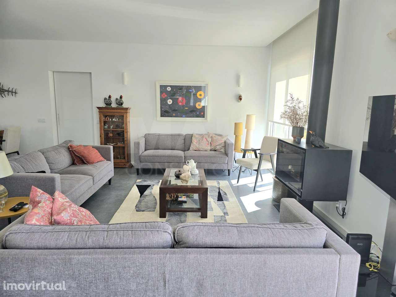 Moradia T4 térrea contemporânea com anexo T2 independente | Lote co... - Grande imagem: 4/33