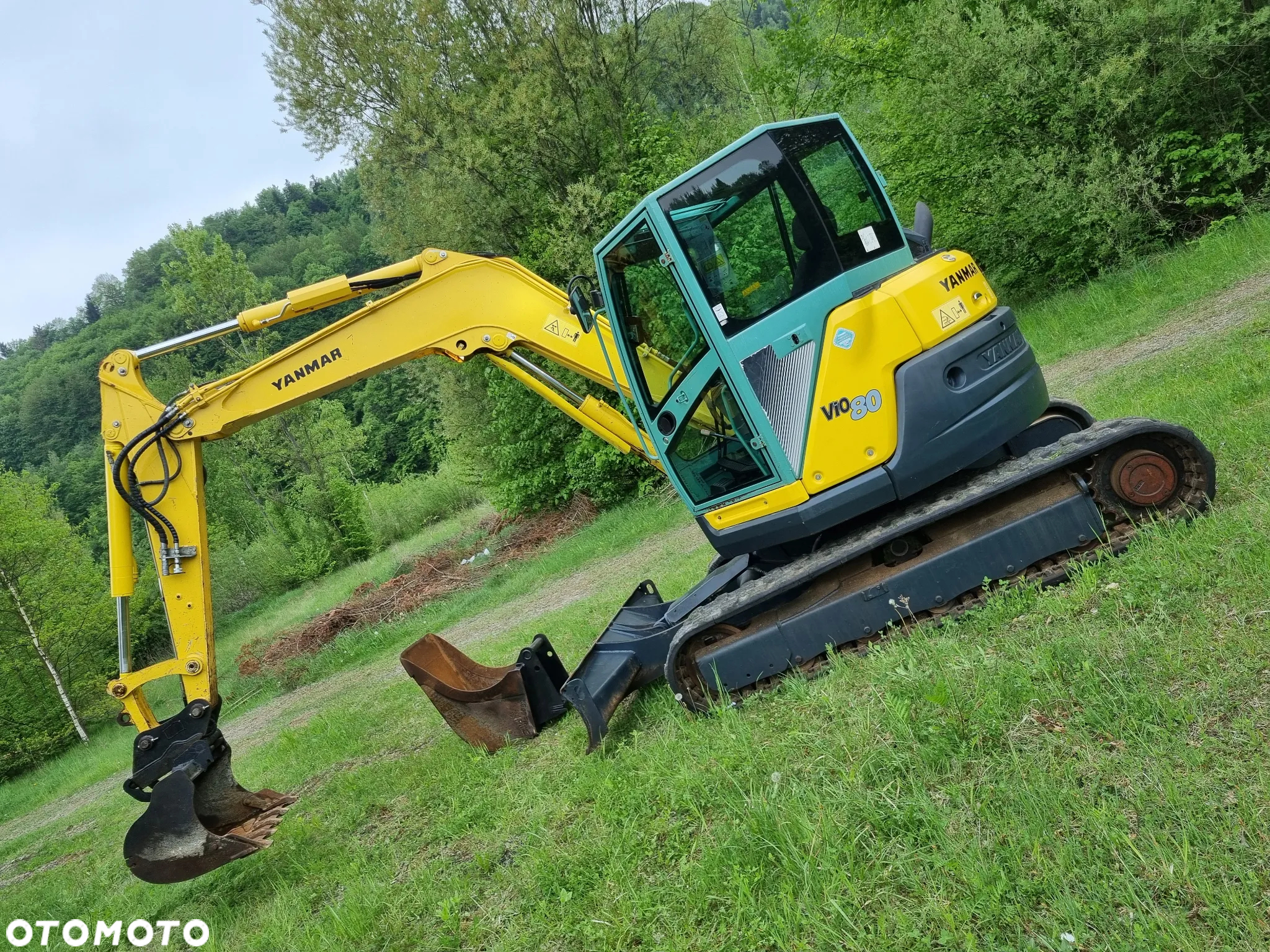 Yanmar VIO80-1A Koparka Gąsienicowa 8,5 tony 2015r z Norwegii jak Nowa Oryginał! Klima Pompa do tankowania - 5