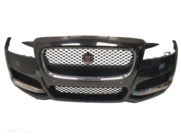JAGUAR XF X260 ZDERZAK PRZÓD PRZEDNI KOMPLETNY 4XPDC SPRYSKIWACZE GRILL ATRAPA CHŁODNICY ZNACZEK WIĄZKA ORYGINAŁ - 1