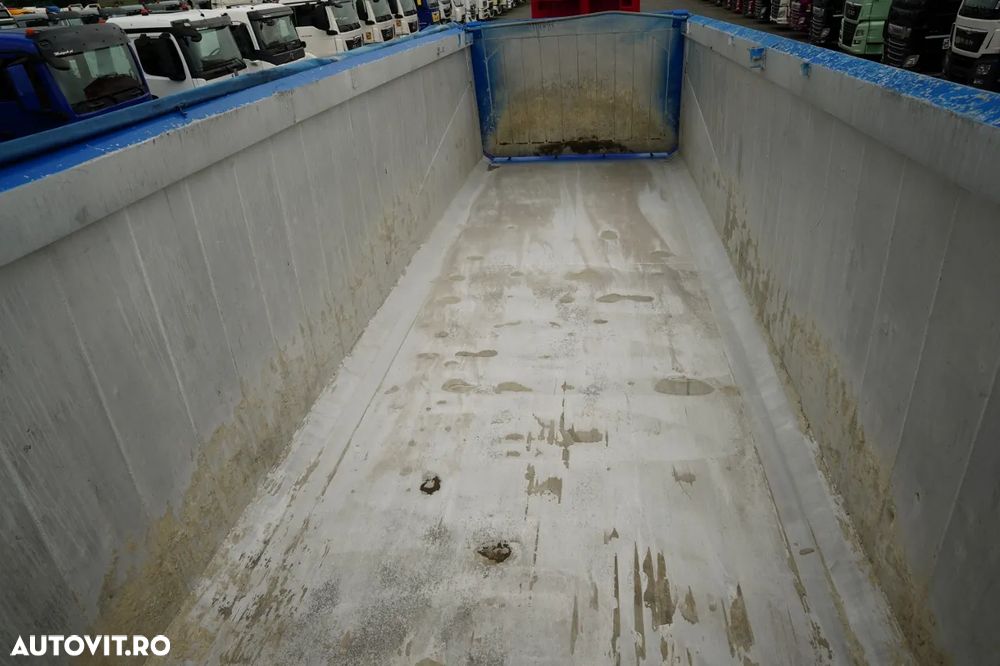 Bodex BASCULĂ  31 m3 / ALUMINIU / AXĂ RIDICATĂ / SAF / JANTE DIN ALIAJ / - 14