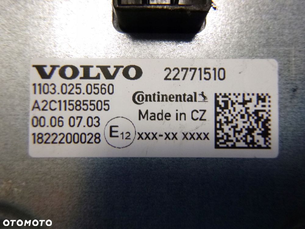 VOLVO PRZETWORNICA MODUŁ ŚWIATEŁ 22771510 - 9