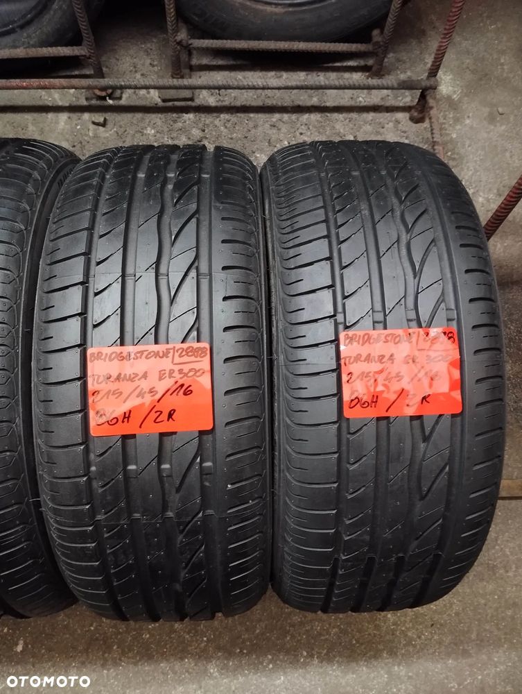 215 45 16 Bridgestone Turanza ER300 4szt jak nowe - 4