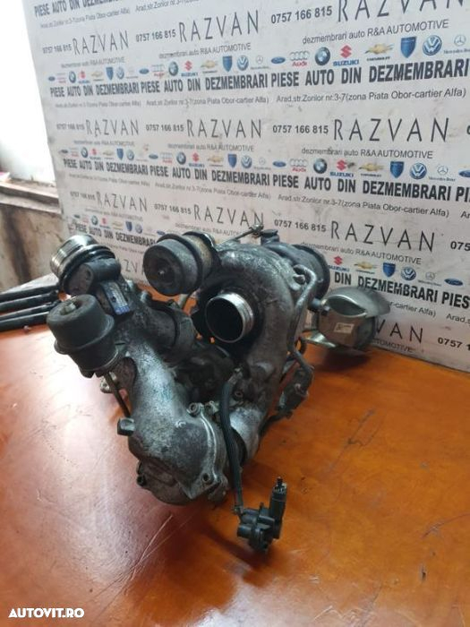 Turbine Turbina Biturbo Mercedes C/E Class W204 W212 2.2 Cdi Euro 5 Motor 651 Turbine Turbina Bitur - 4