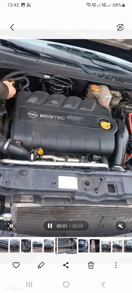 Opel Vectra C Kombi 1.9 Cdti 04r 150KM silnik kompletny wtryski turbina - 1